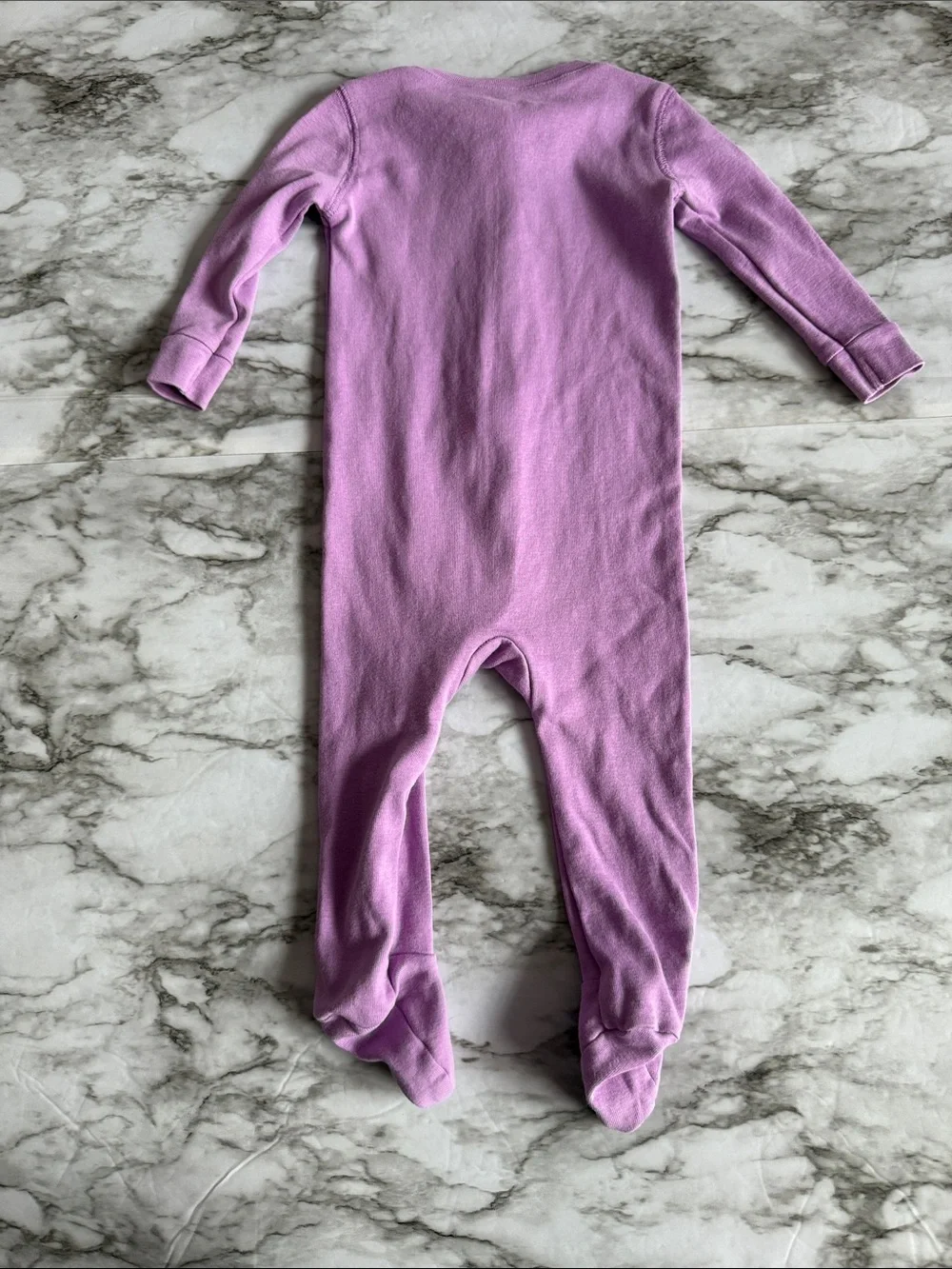 Primary Lilac Footie Pajamas